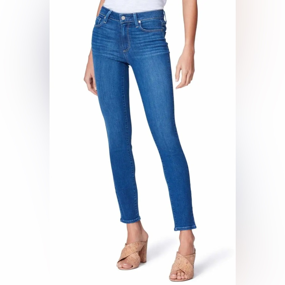 NWOT Paige Denim Hoxton Ankle Skinny Jeans in Forever Size 24 Z307
